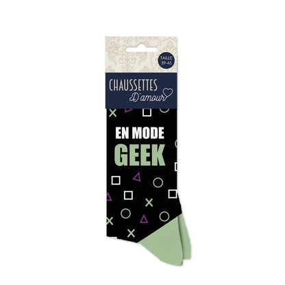 Chaussettes humoristiques: En mode geek