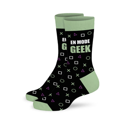 Chaussettes humoristiques: En mode geek