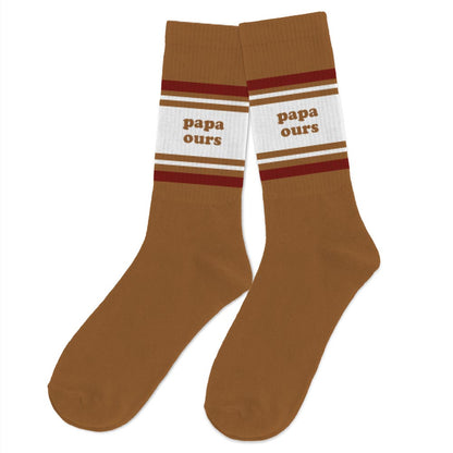 Chaussettes humoristiques: Papa ours