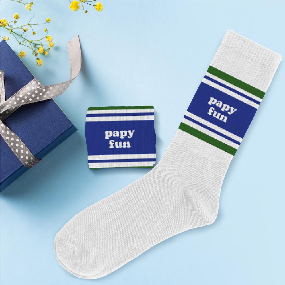 Chaussettes humoristiques: Papy fun