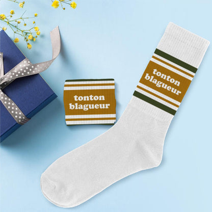 Chaussettes humoristiques: Tonton blagueur