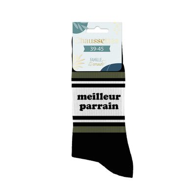 Chaussettes humoristiques: Meilleur parrain