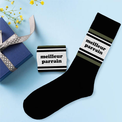 Chaussettes humoristiques: Meilleur parrain