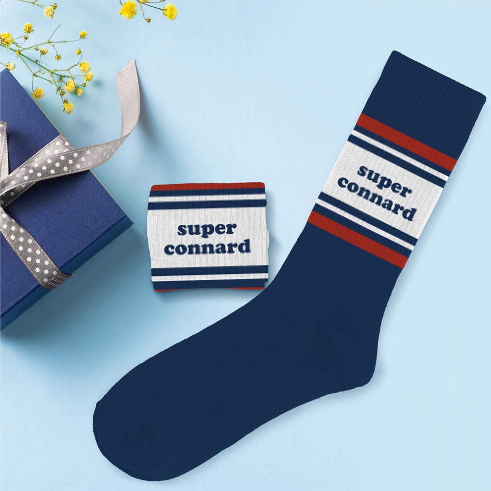 Chaussettes humoristiques: Super connard