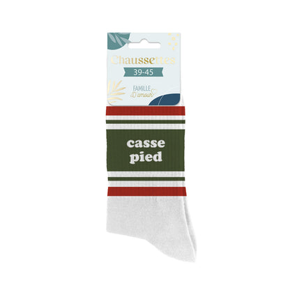 Chaussettes humoristiques: Casse pied