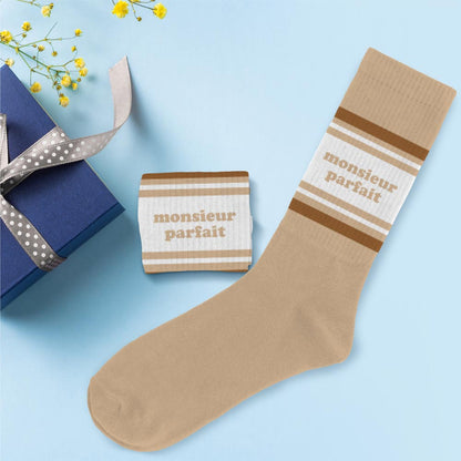 Chaussettes humoristiques: Monsieur parfait