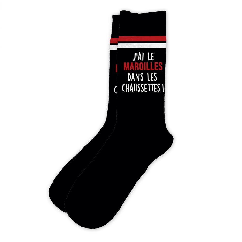 Chaussettes humoristiques: J'ai le maroilles dans les chaussettes