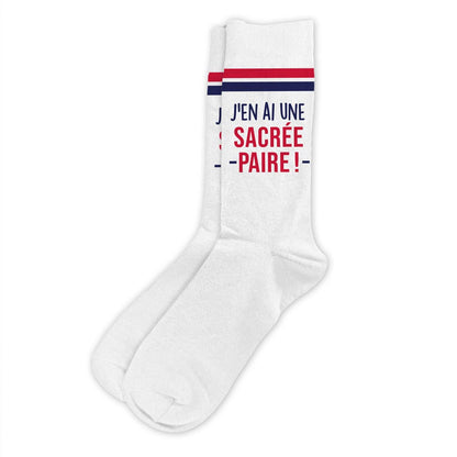 Chaussettes humoristiques: J'en ai une sacrée paire