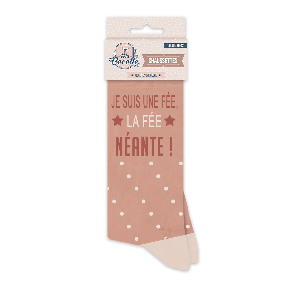 Chaussettes humoristiques: La fée néante