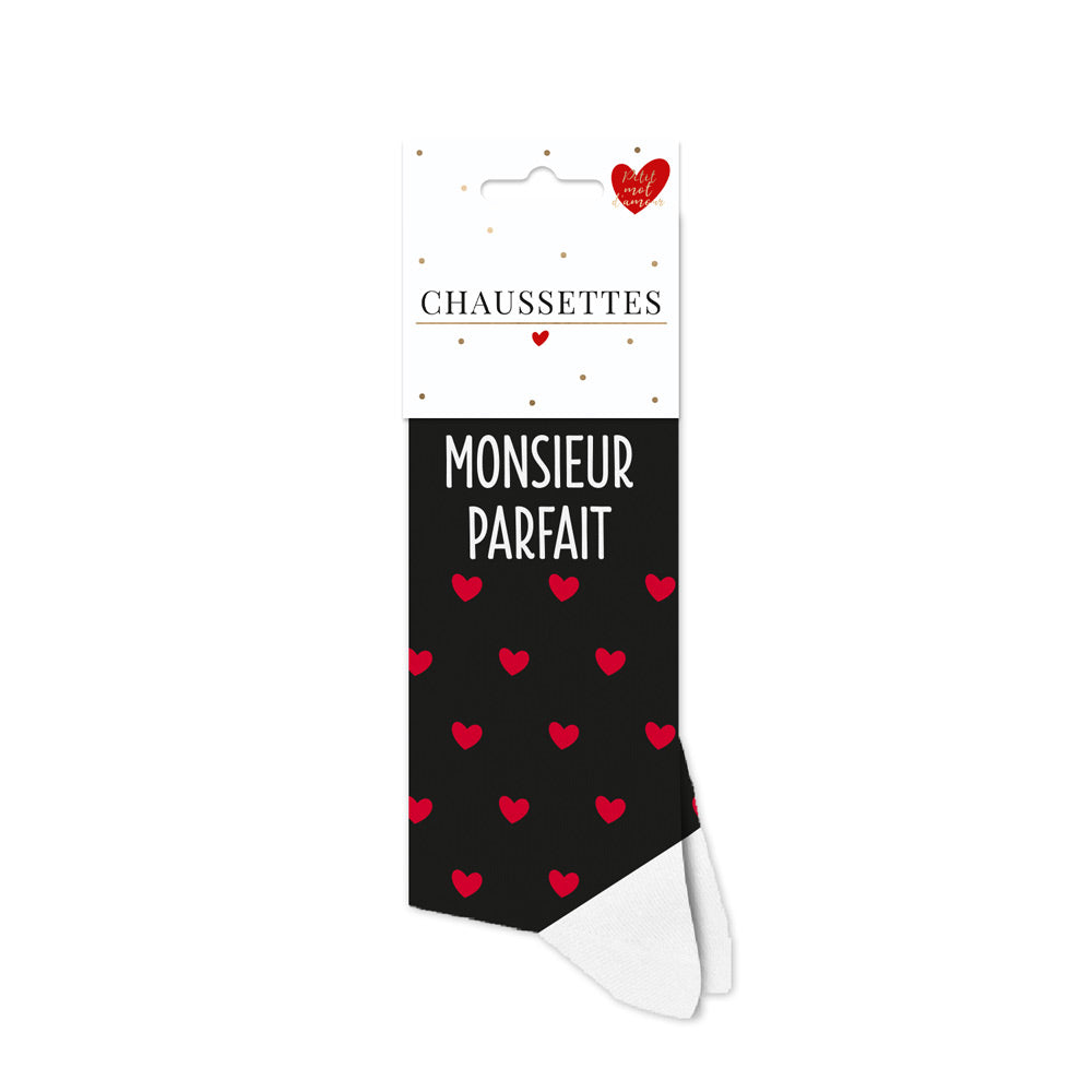 Chaussettes humoristiques: Monsieur parfait