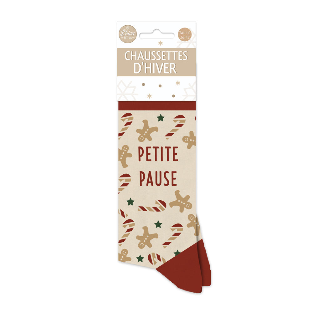 Chaussettes humoristiques: Petite pause