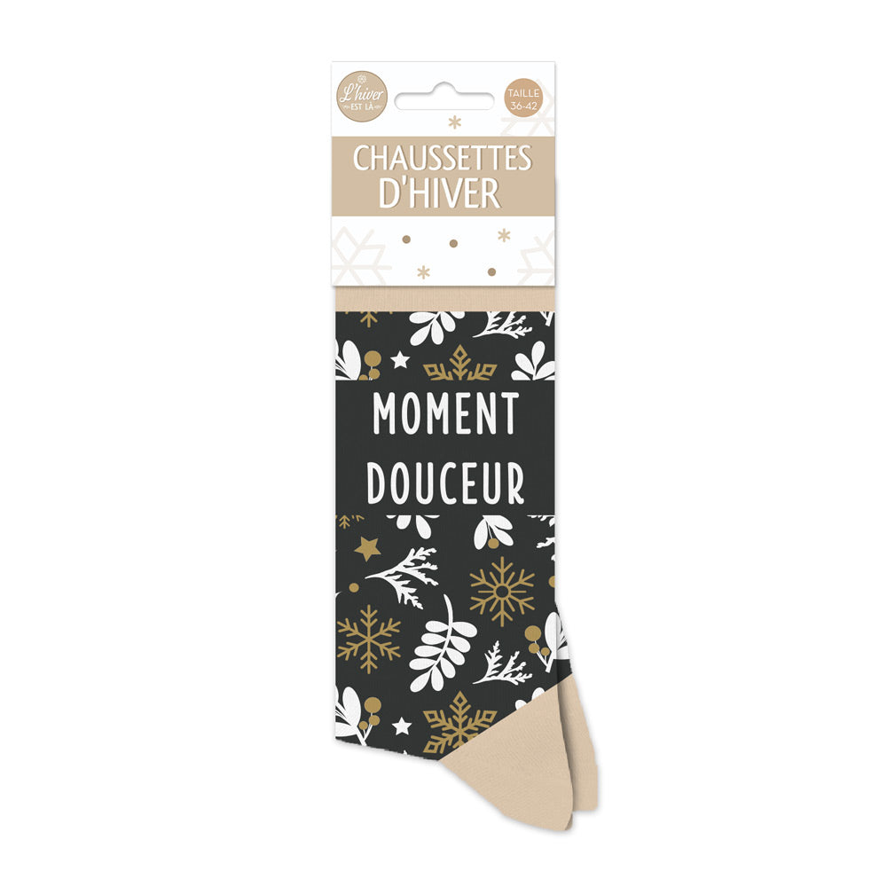 Chaussettes humoristiques: Moment douceur