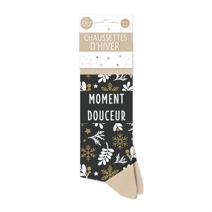 Chaussettes humoristiques: Moment douceur