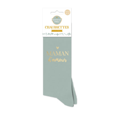 Chaussettes humoristiques: Maman d'amour