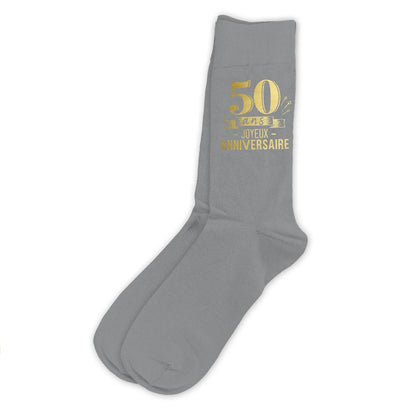 Chaussettes humoristiques: 50 ans Joyeux anniversaire