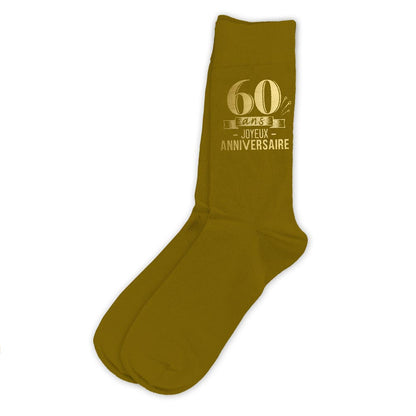 Chaussettes humoristiques: 60 ans Joyeux anniversaire