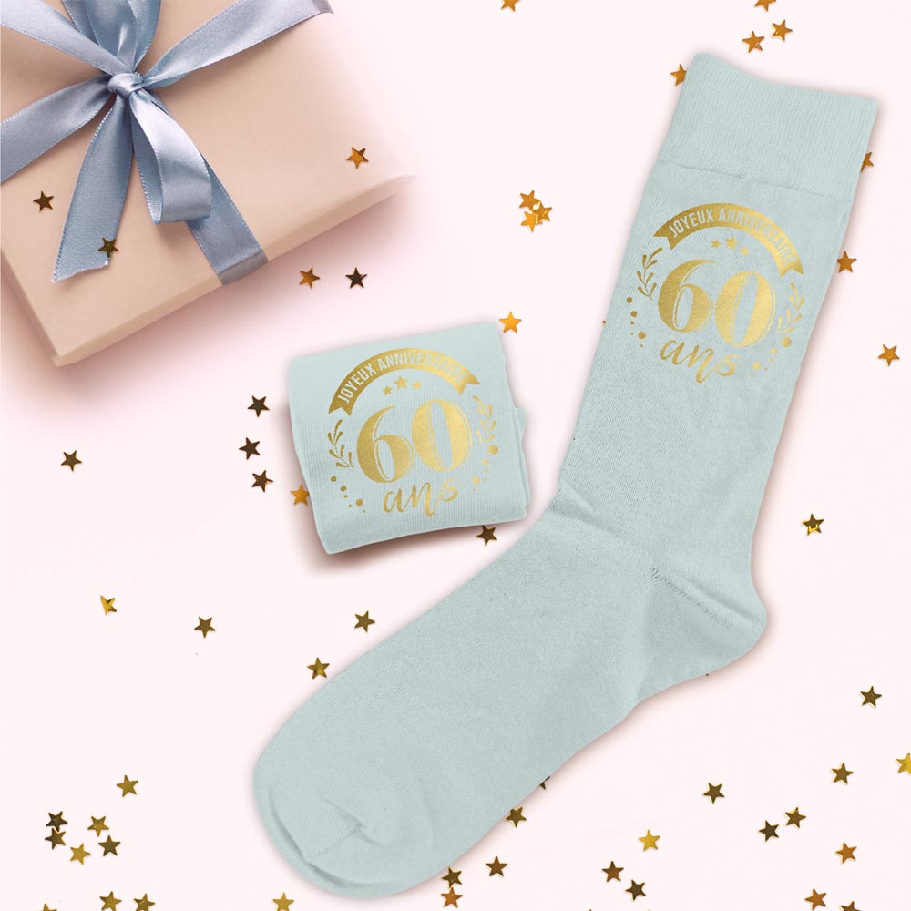 Chaussettes humoristiques: 60 ans Joyeux anniversaire