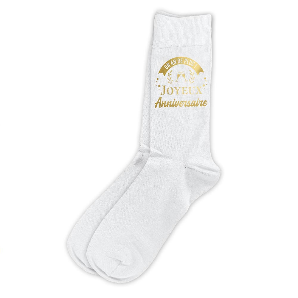 Chaussettes humoristiques: Un an de plus Joyeux anniversaire