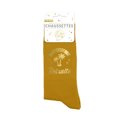 Chaussettes humoristiques: Joyeuse retraite