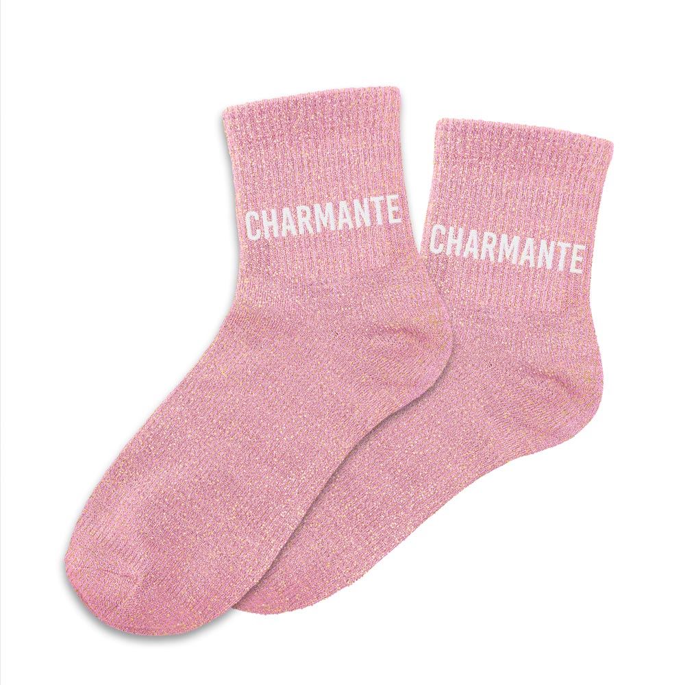 Chaussettes à paillettes humoristiques: Charmante