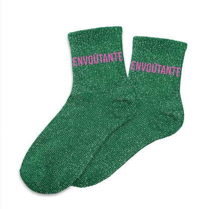 Chaussettes à paillettes humoristiques: Envoûtante