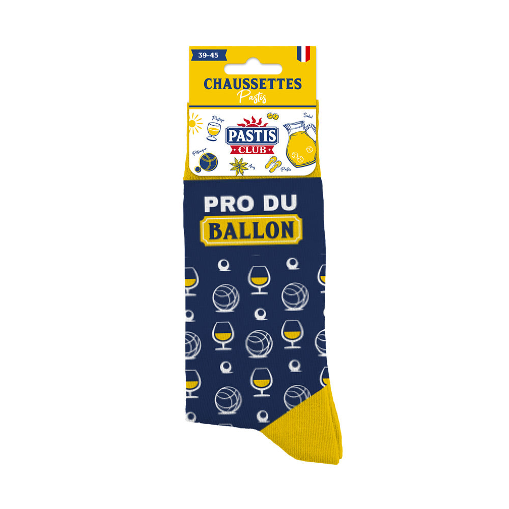 Chaussettes humoristiques: Pro du ballon