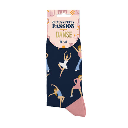 Chaussettes humoristiques: Passion danse