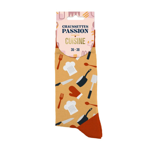 Chaussettes humoristiques: Passion cuisine