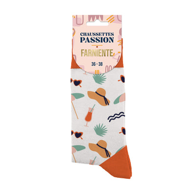 Chaussettes humoristiques: Passion farniente