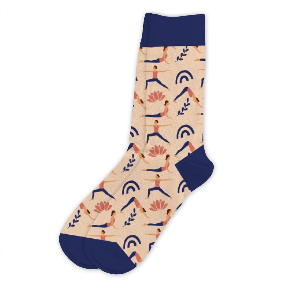 Chaussettes humoristiques: Passion yoga