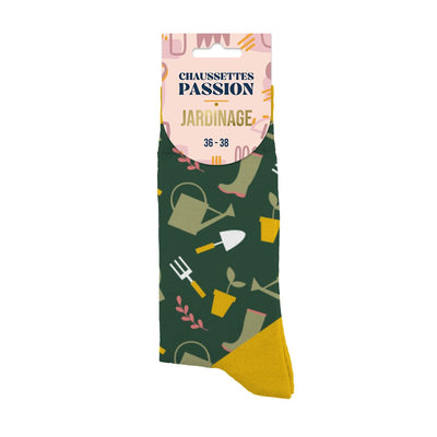 Chaussettes humoristiques: Passion jardinage