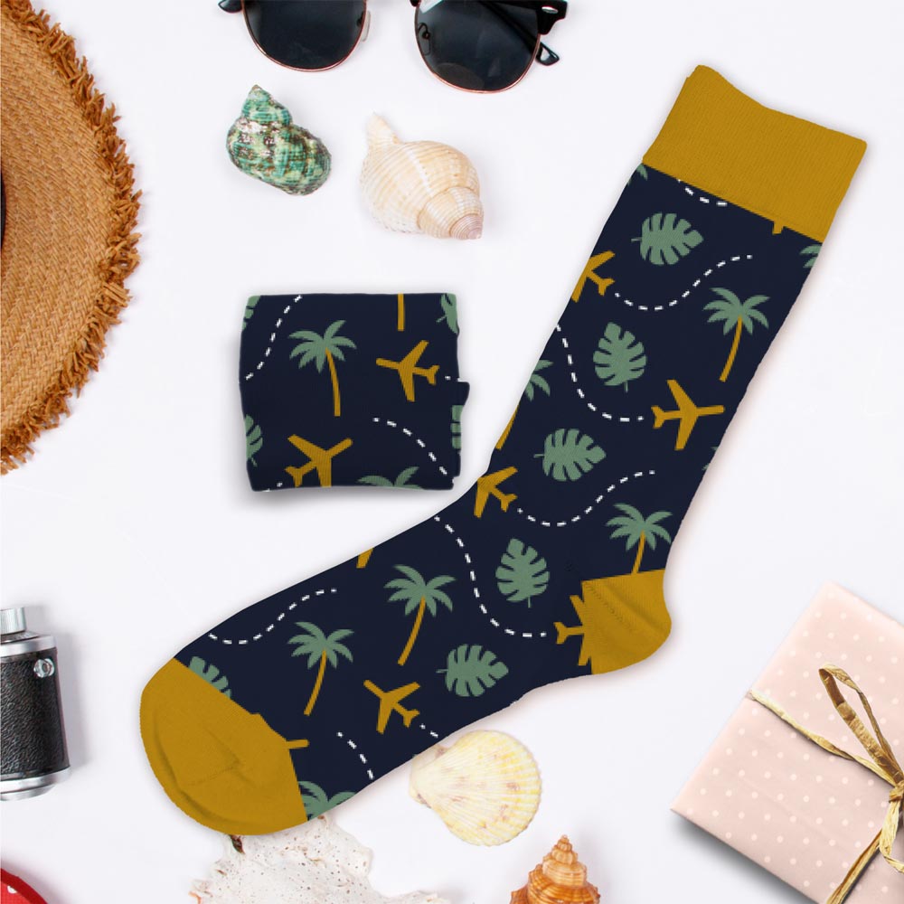 Chaussettes humoristiques: Passion voyage