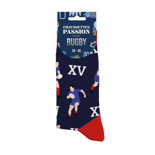 Chaussettes humoristiques: Passion rugby