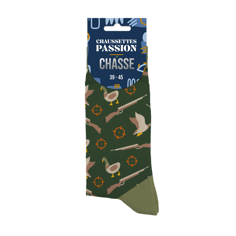 Chaussettes humoristiques: Passion chasse