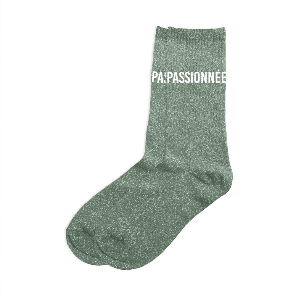 Chaussettes à paillettes humoristiques: Passionnée