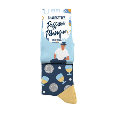 Chaussettes humoristiques: Passion pétanque