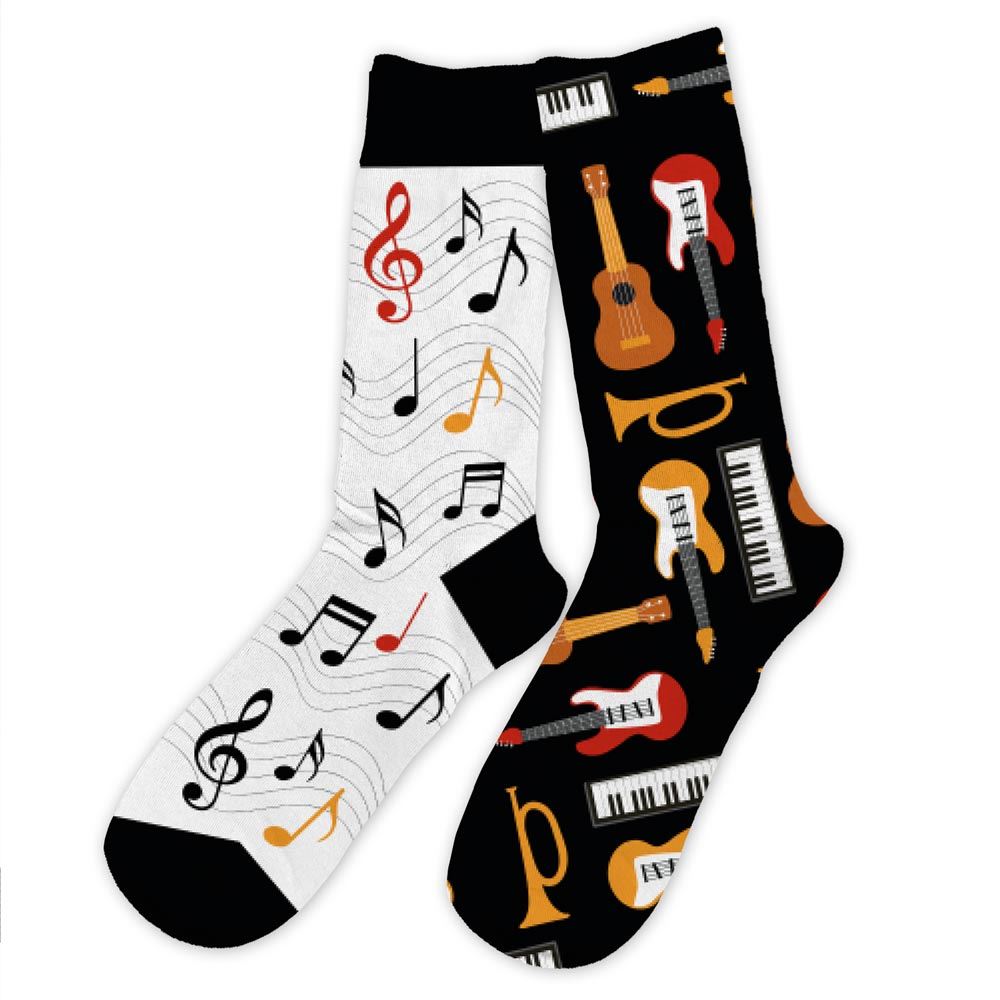 Chaussettes humoristiques: Passion musique