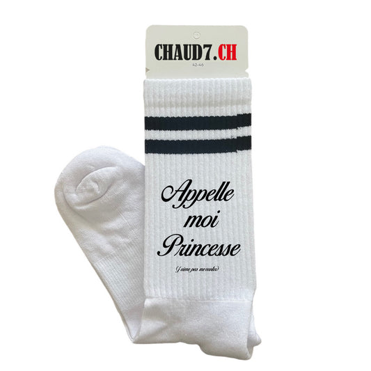 Chaussettes personnalisées: Appelle moi princesse