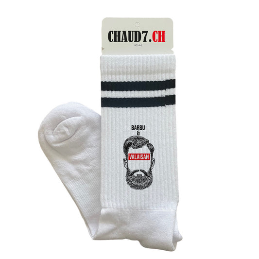 Chaussettes personnalisées: Barbu et valaisan