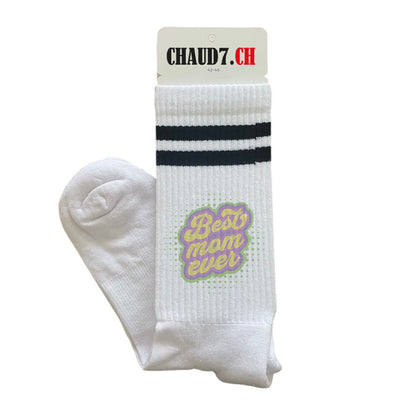 Chaussettes personnalisées: Best mom ever