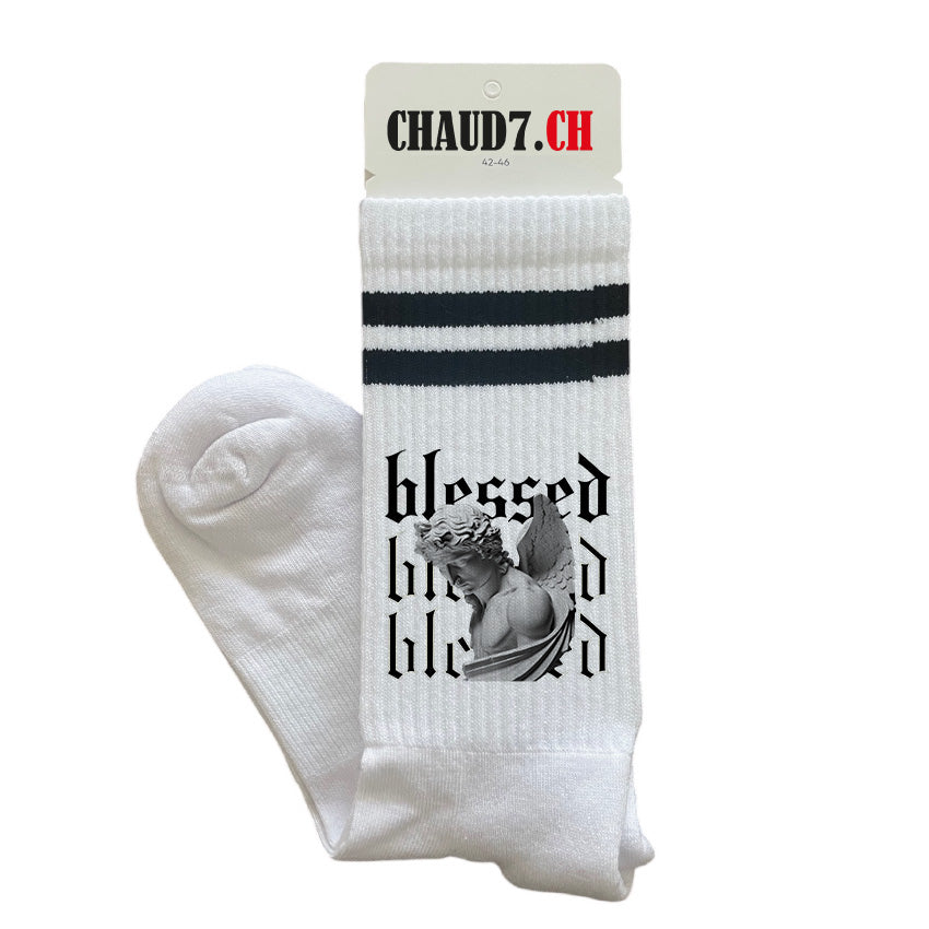 Chaussettes personnalisées: Blessed