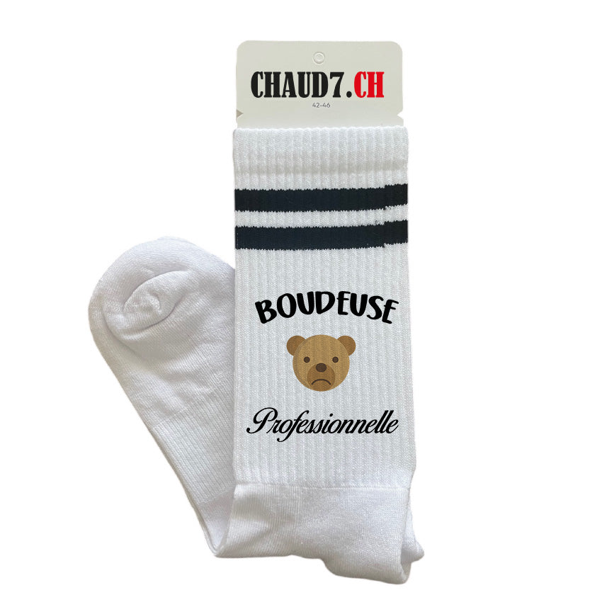 Chaussettes personnalisées: Boudeuse professionnelle