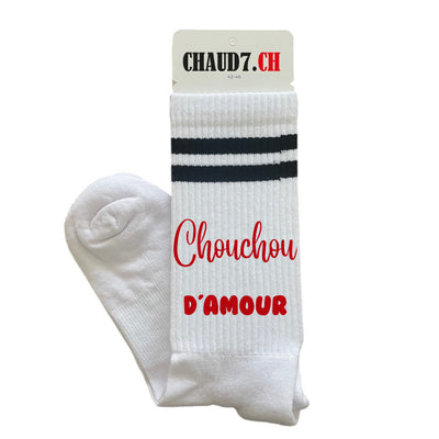 Chaussettes personnalisées: Chouchou d'amour